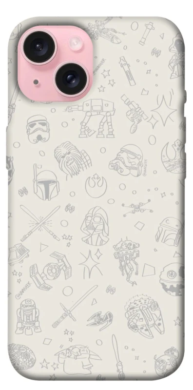 Чохол на Apple iPhone 15 (6.1") Star Wars background ver.1 фото 1 з 1