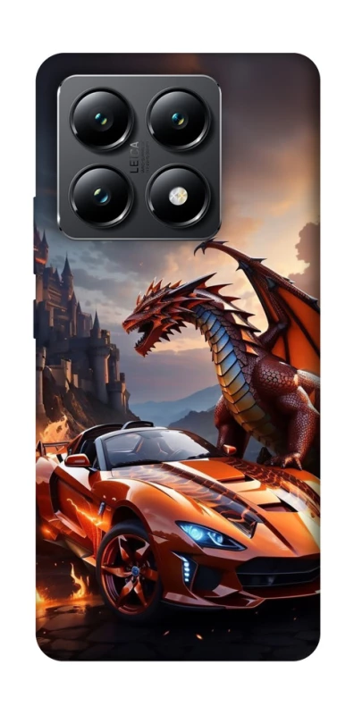 Чохол на Xiaomi 14T Сar and dragon фото 1 з 1