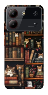 Чохол на ZTE Blade A54 4G Cats & Books фото 1 з 1