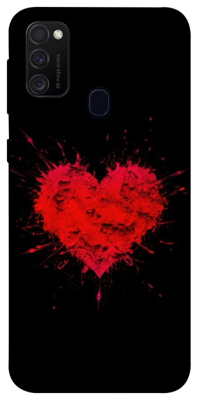Чехол на Samsung Galaxy M30s / M21 Splash heart фото 1 из 1
