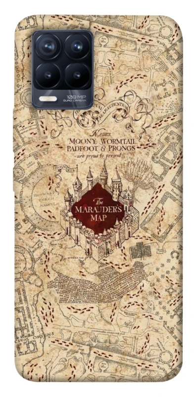 Чехол на Realme 8 Harry Potter Marauder's Map фото 1 из 1