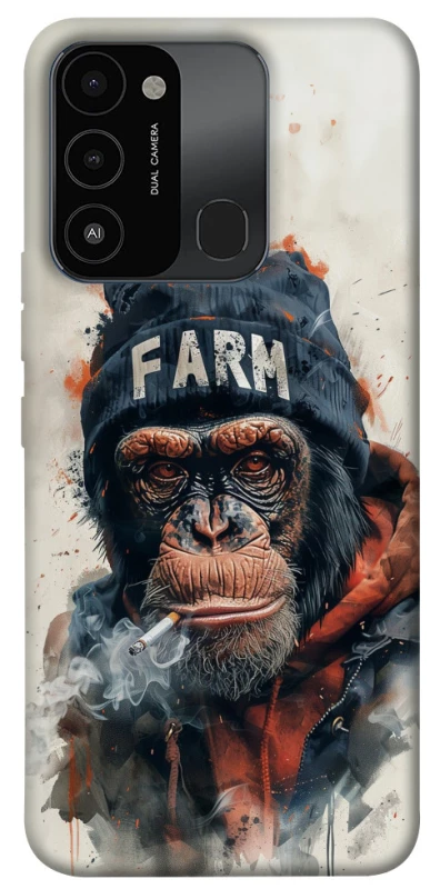 Чехол на TECNO Spark 8C Шимпанзе v3 фото 1 из 1