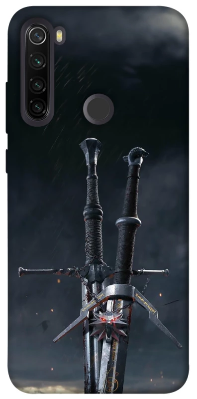 Чохол на Xiaomi Redmi Note 8T Мечі Ведьмака фото 1 з 1