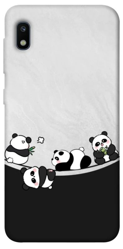 Чохол на Samsung Galaxy A10 (A105F) Four pandas фото 1 з 1