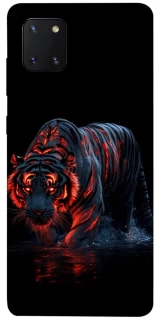 Чехол на Samsung Galaxy Note 10 Lite (A81) fire tiger фото 1 из 1
