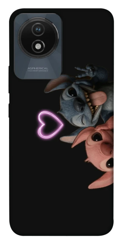 Чехол на Vivo Y02 Love Stitch & Angel фото 1 из 1