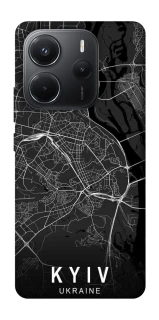 Чохол на Xiaomi Redmi Note 14 4G (Int. version) Kyiv map фото 1 з 1