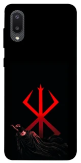 Чохол на Samsung Galaxy A02 Berserk Red Logo фото 1 з 1