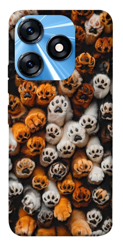 Чехол на TECNO Spark 10 Сat paws фото 1 из 1