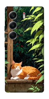 Чехол на Tecno Camon 40 red cat фото 1 из 1