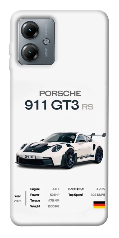 Чохол на Motorola Moto G14 Porsche 911 GT3 фото 1 з 1