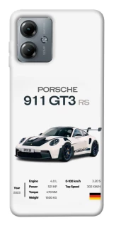 Чохол на Motorola Moto G14 Porsche 911 GT3 фото 1 з 1