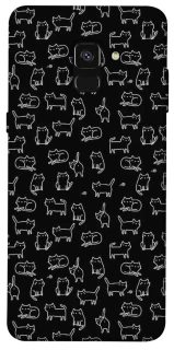 Чохол на Samsung A530 Galaxy A8 (2018) Black Cats фото 1 Чохол на Samsung A530 Galaxy A8 (2018) Black Cats фото 1 з 1