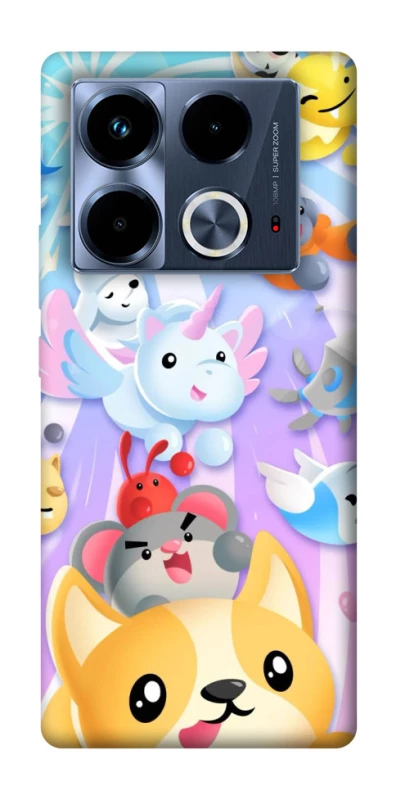 Чехол на Infinix Note 40 4G Adopt Me Rainbow Pet Parade фото 1 из 1