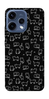 Чехол на Oppo Reno 15 Black Cats фото 1 из 2