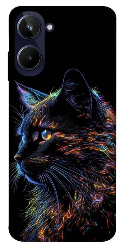 Чохол на Realme 10 4G Чорний кіт фото 1 з 1