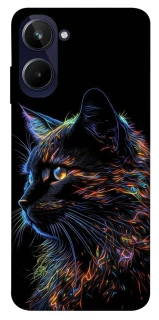 Чохол на Realme 10 4G Чорний кіт фото 1 з 1
