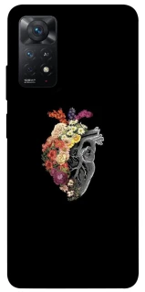 Чохол на Xiaomi Redmi Note 12 Pro 4G Heart with flowers фото 1 з 1