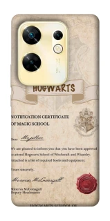 Чехол на Infinix Zero 30 4G The Hogwarts acceptance letter фото 1 из 1