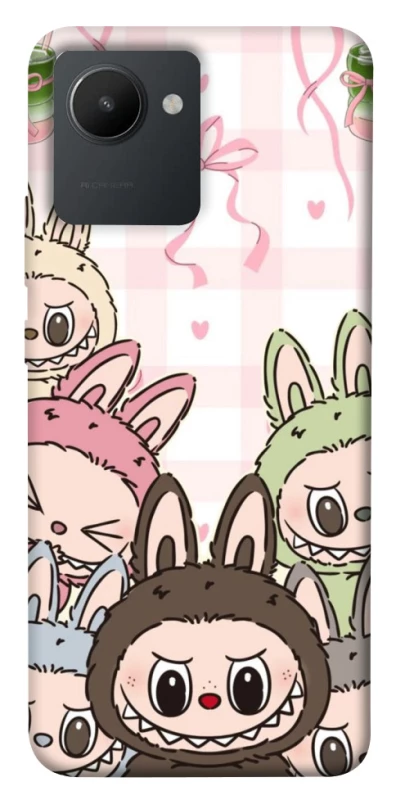 Чохол на Realme C30s All Labubu 2 фото 1 з 1