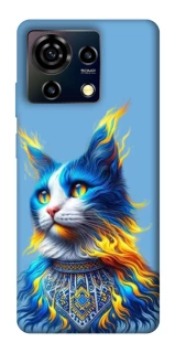 Чехол на ZTE Blade V50 Vita Кот патриот фото 1 из 1