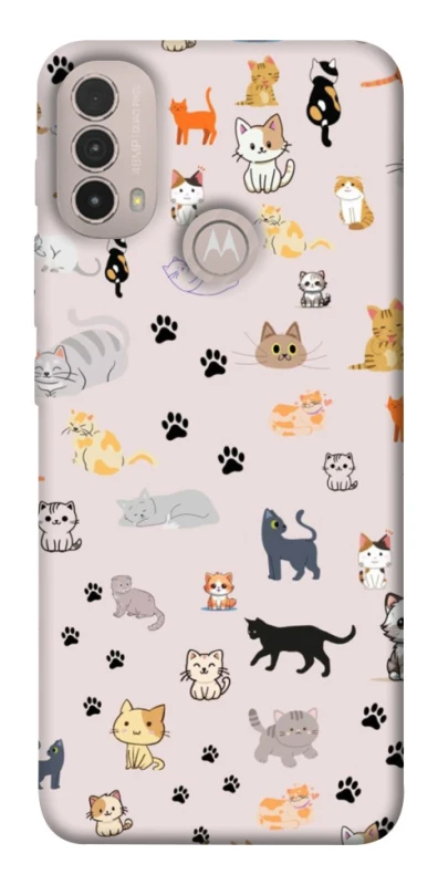Чохол на Motorola Moto E40 Cat style ver.1 фото 1 з 1
