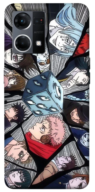 Чохол на Oppo Reno 7 4G jujutsu kaisen v4 фото 1 з 1