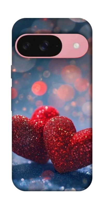 Чехол на Google Pixel 9 Red hearts фото 1 из 1