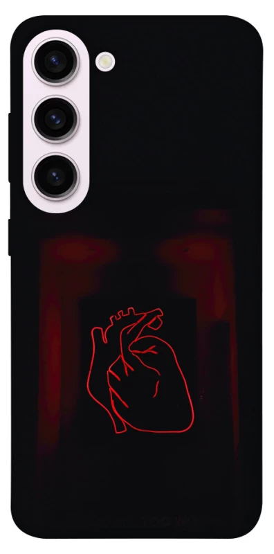 Чехол на Samsung Galaxy S23+ Красное сердце фото 1 из 1