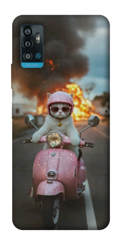 Чохол на ZTE Blade A71 Exploding Kittens ver.3 фото 1 з 1