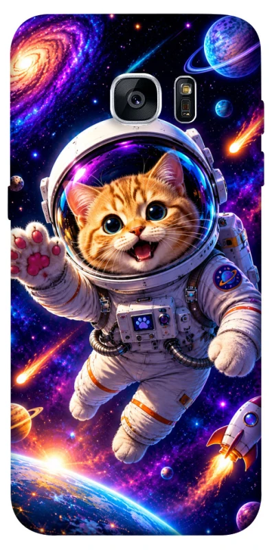 Чохол на Samsung G935F Galaxy S7 Edge Space Cat фото 1 з 1