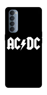 Чехол на Oppo Reno 4 Pro AC/DC logo фото 1 Чехол на Oppo Reno 4 Pro AC/DC logo фото 1 из 1