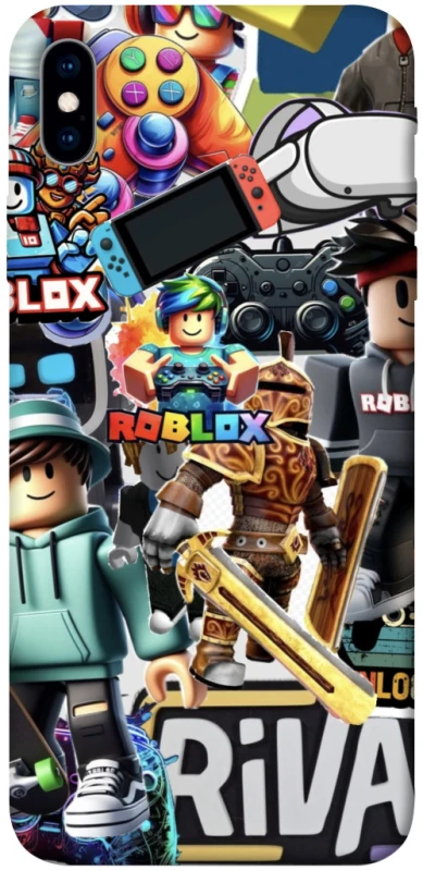 Чехол на Apple iPhone XS Max (6.5") Roblox collage ver.1 фото 1 из 1