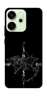 Чехол на Oppo Reno 14 Travel Map фото 1 из 1