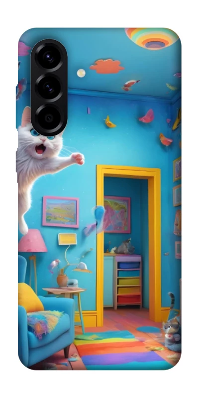 Чохол на Samsung Galaxy A56 5G crazy cat фото 1 з 1