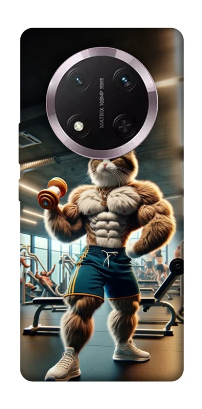 Чехол на Honor X9c Качок кот фото 1 из 1