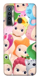 Чехол на TECNO Camon 17 Fruit-Zoo Kaleidoscope фото 1 из 1