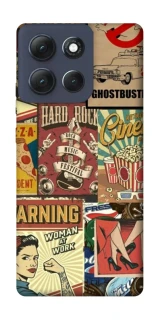 Чехол на Motorola Moto G86 Power Retro collage ver.2 фото 1 из 1