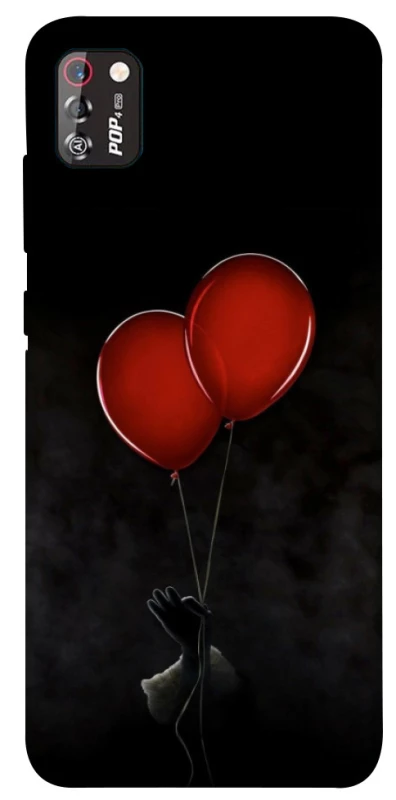 Чехол на TECNO POP 4 Pro Reds Balloons фото 1 из 1