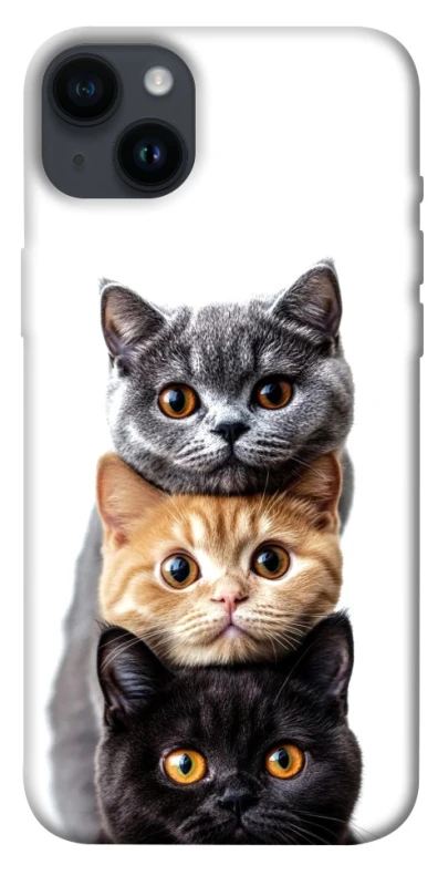 Чехол на Apple iPhone 14 Plus (6.7") Красивые котики фото 1 из 1