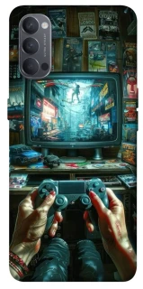 Чехол на Oppo Reno 4 Retro style фото 1 из 1