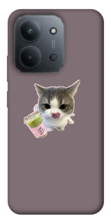 Чохол на Xiaomi Redmi 15C (Global) cat matcha фото 1 з 1