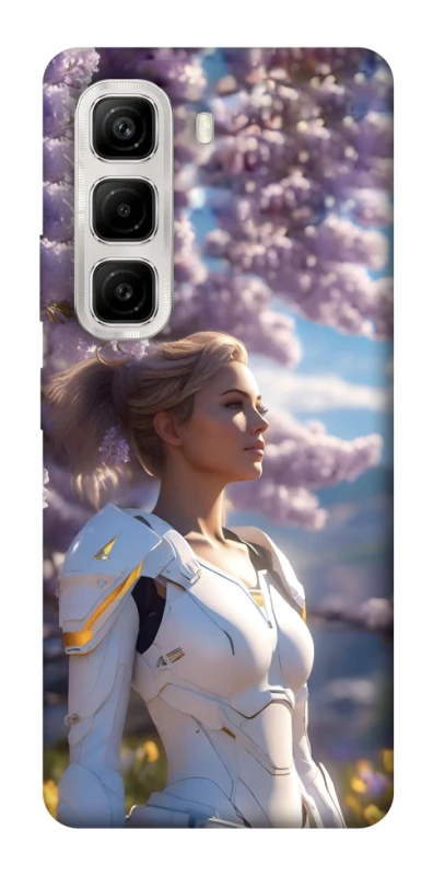 Чохол на Infinix Hot 50 4G Cyber space girl ver.1 фото 1 з 1