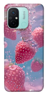 Чохол на Xiaomi Redmi 12C / Poco C55 Полуниця в воді фото 1 з 1