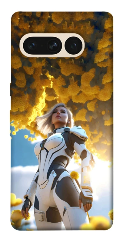 Чехол на Google Pixel 7 Pro Cyber space girl ver.3 фото 1 из 1