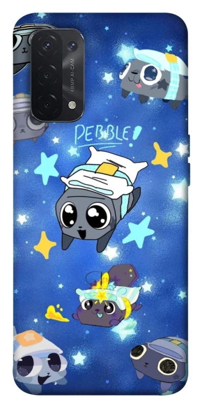 Чохол на Oppo A54 5G / A74 5G Pebble kitten stars фото 1 з 1