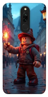 Чохол на Xiaomi Redmi 8 Roblox Fire Logo Blue Flames фото 1 з 1