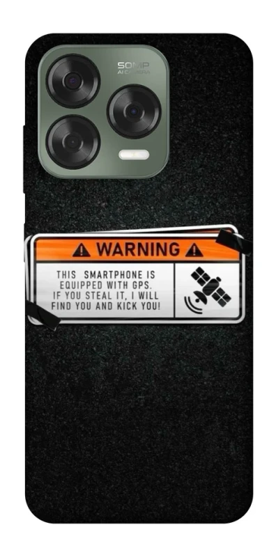 Чохол на ZTE Nubia V70 Design Warning фото 1 з 1