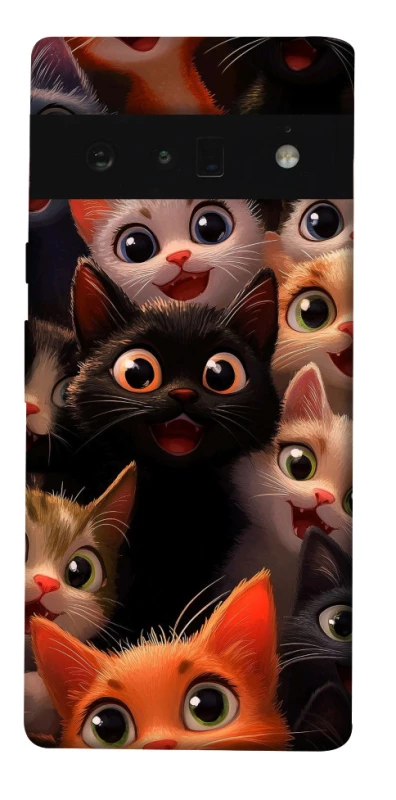 Чохол на Google Pixel 6 Pro happy cats фото 1 з 1
