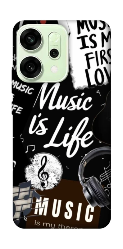 Чохол на Oppo Reno 14 Music is Life фото 1 з 1